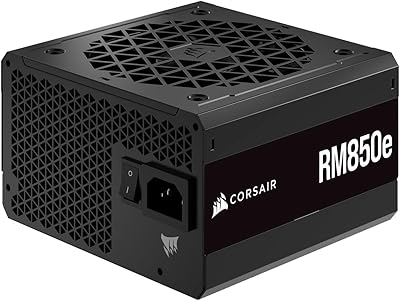 Corsair rm850e (2023) alimentation atx à faible bruit compatible 3.0 et asus