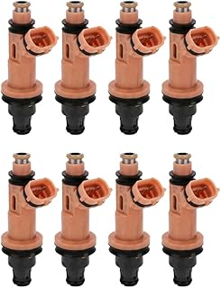 Amrxuts 8 pièces lot 23250-50030 pour injecteur de carburant lexus 1998-2000 gs400