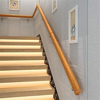 Ensemble de rampe d'escalier avec supports en acier inoxydable | rampe d'escalier
