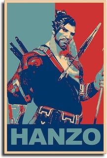 Zno overwatch hanzo design toile art poster design moderne pour décoration de chambre familiale taille 12 x 18 pouces (30 x 45 cm). Diaytar Sénégal : Des milliers de produits à portée de clic, livrés chez vous