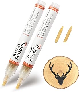 2PCS SUIUBUY MARQUEUR CHIMIQUE À BOIS, STYLO DE POINTAGE EN BOIS - MARQUEUR