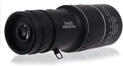 Télescope monoculaire à haute ouverture 16x52, 66/8000m, télescope pour sports de plein air