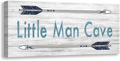 Cass home toile murale vintage pour chambre d'enfant | panneaux imprimés little man