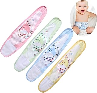4 pièces housse de cordon ombilical pour bébé, bande ventrale de protection douce