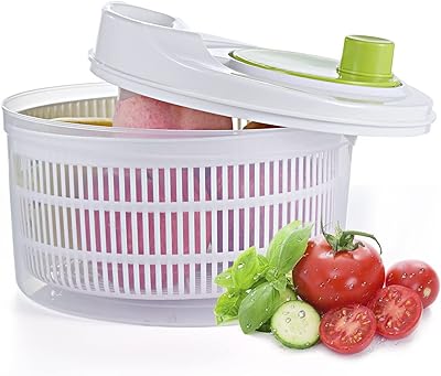 Grande essoreuse à salade mullor 3l déshydrateur de légumes manuel passoire pour sécher
