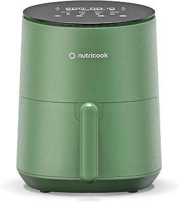 Mini friteuse à air nutricook, 1 500 w, affichage numérique, panneau de commande