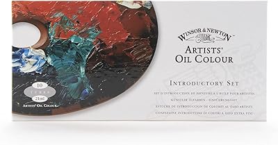 Ensemble de peinture à l'huile pour artistes winser & newton 10