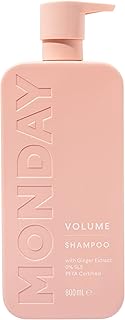 Monday haircare shampooing volume pour soins capillaires 800 ml | sans cruauté envers