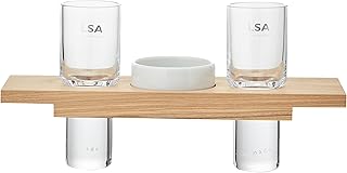 Lsa vodka duo l25cm collection transparent/cendré | 1 unité | verre soufflé