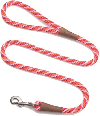 Laisse à pression mendota dog products 1,9" x 1,8", petite, twist taffy