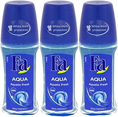 Déodorant fa aqua aquatic fresh, 50 ml, paquet de 3