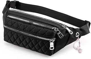 Sac banane imperméable de créateur pour femmes et hommes, sac à bandoulière rembourré