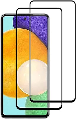 Protecteur d'écran en verre trempé pour samsung galaxy a53 5g avec couverture