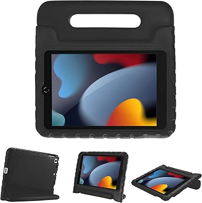 Étui procase pour enfants pour ipad, résistant aux chocs, poignée convertible, support léger