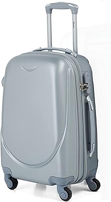 Sac de voyage senator spinner élégant, léger et durable avec 4 roulettes, argent