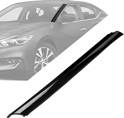 La barre de décoration de pare-brise avant et extérieur gauche, compatible avec nissan