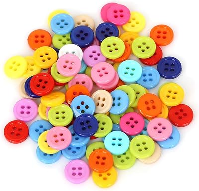 Boutons de couture ronds en résine soldot pour travaux manuels, scrapbooking, accessoires