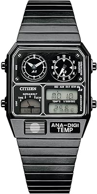 Montre analogique-numérique citizen pour homme jg2105-93e, taille 40,6 mm, noir, noir, 40,6 mm