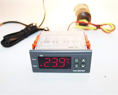 Inkbird thermostat à double étage itc-1000 12v régulateur de température numérique de refroidissement