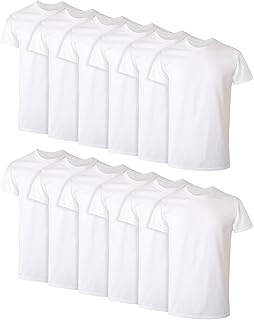 تي شيرت hanes men's 12-pack crew