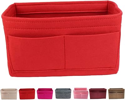 Un sac à main organisé en tissu avec de nombreuses poches de lamisoun