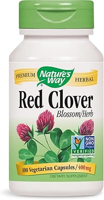 Nature's way - trèfle rouge / herbal 400 mg. 100 capsules végétariennes 54186