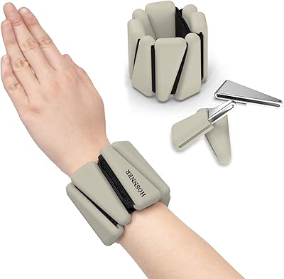 Poids de poignet réglables hosner pour femmes bracelets en silicone