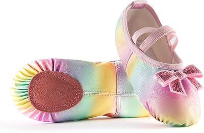Chaussures de ballet pour filles pour l'entraînement de danse, chaussons de ballet