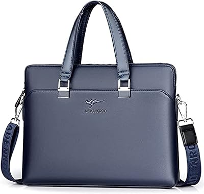 Sac pour ordinateur portable pour hommes - sac messager en cuir d'affaires