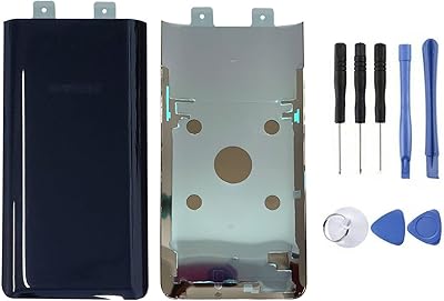 Couvercle arrière en verre de remplacement de batterie fin compatible avec samsung