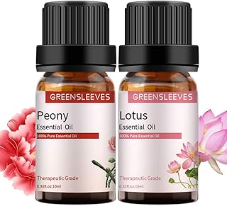 Coffret d'huiles essentielles de pivoine de lotus, huiles essentielles 100 % pures