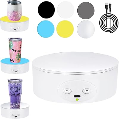 Présentoir rotatif ryoumah cup turner crab, rotation automatique à 360 degrés pour l'affichage