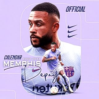 Calendrier memphis depay 2022 : calendrier sport officiel 2022 – 18 mois –