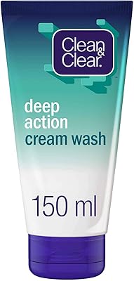 Crème nettoyante pour le visage à action profonde johnson & johnson, 150 ml