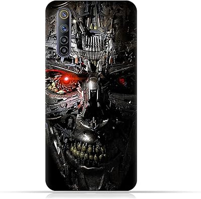 Housse de protection pour realme 6i (inde) avec design robot terminator