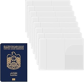 T tercelli australia 8 pièces portefeuille transparent pour passeport protecteur imperméable et support