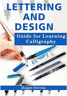 Guide de lettrage et de conception pour l'apprentissage de la calligraphie