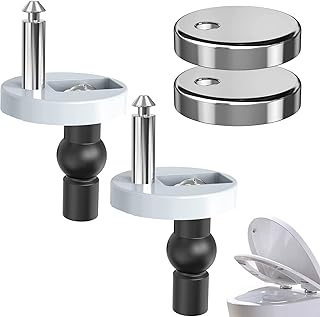 Charnières de siège de toilette supérieures 2 pièces raccords à dégagement rapide charnières
