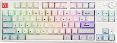 Clavier mécanique filaire sido abm084 tkl avec hot switch 2,4 ghz/bluetooth 5.0/nkro