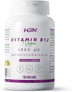 Vitamine b12 (méthylcobalamine) 1000 mcg - 120 capsules végétariennes | convient aux végétariens/végétaliens