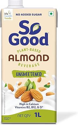 Sirop d'amande naturel non sucré à base de plantes so good 1000 ml