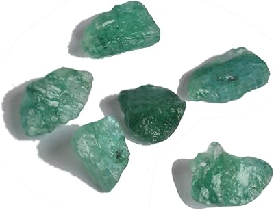Pierre d'émeraude verte de guérison gemhub - émeraude verte brute naturelle de 48,00