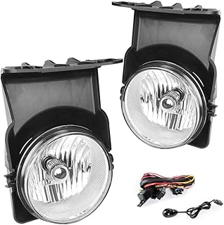 Feux antibrouillard de remplacement pour gmc sierra 2003-2006 1500 2500 3500 avec ampoules