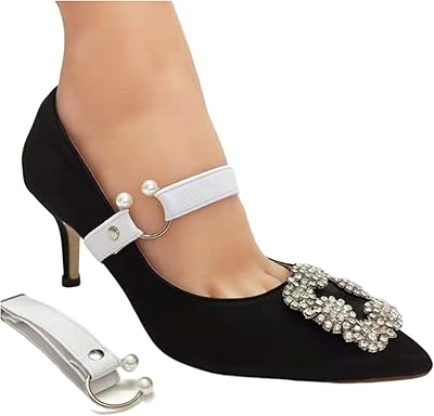 Honbolo lacets à talons hauts élastiques anti-chute en forme de u boucle élastique