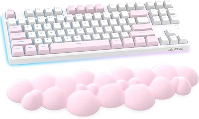 Repose-poignet pour clavier pour les jeux en mousse à mémoire de forme confortable