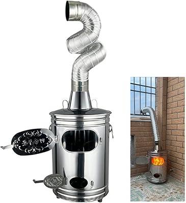 Incinérateur à baril de combustion avec tuyau d'échappement en acier inoxydable pour brûler