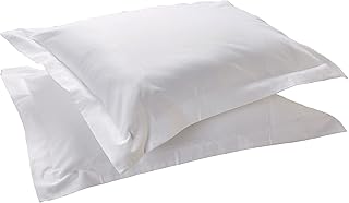 Ensemble de housses d'oreiller 2 pièces hotel linen standard oxford design, 100 %