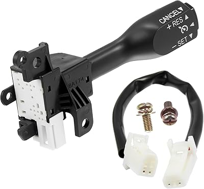 Un commutateur de régulateur de vitesse absopro 84632-34011 pour toyota yaris 2007-2016 noir