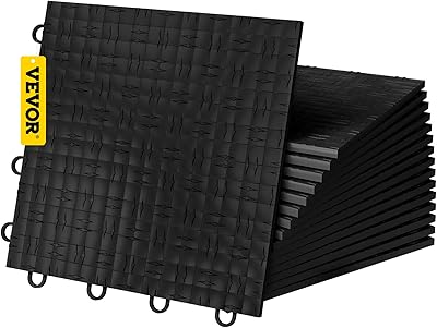 Carreaux de garage emboîtables vivo 12" x 12" 50 unités carreaux