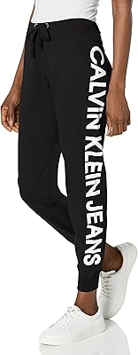Pantalon de survêtement confortable en polaire avec logo calvin klein pour femme